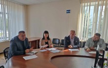 Засідання комісії з питань передачі на території Южноукраїнської міської територіальної громади гуманітарної допомоги, наданої донорами, в умовах воєнного стану