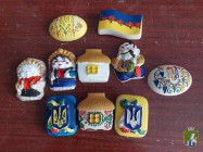 Майстер-клас по розфарбовуванню гіпсового магніту «Я люблю Україну»